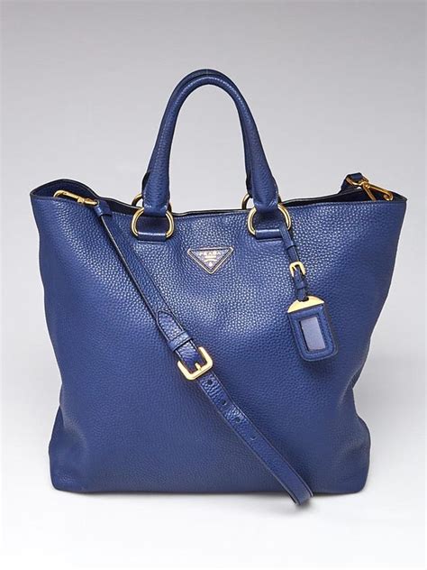 prada bn1713 blue|Prada Soft Calf Leather Shopping Tote Bag BN1713, Blue.